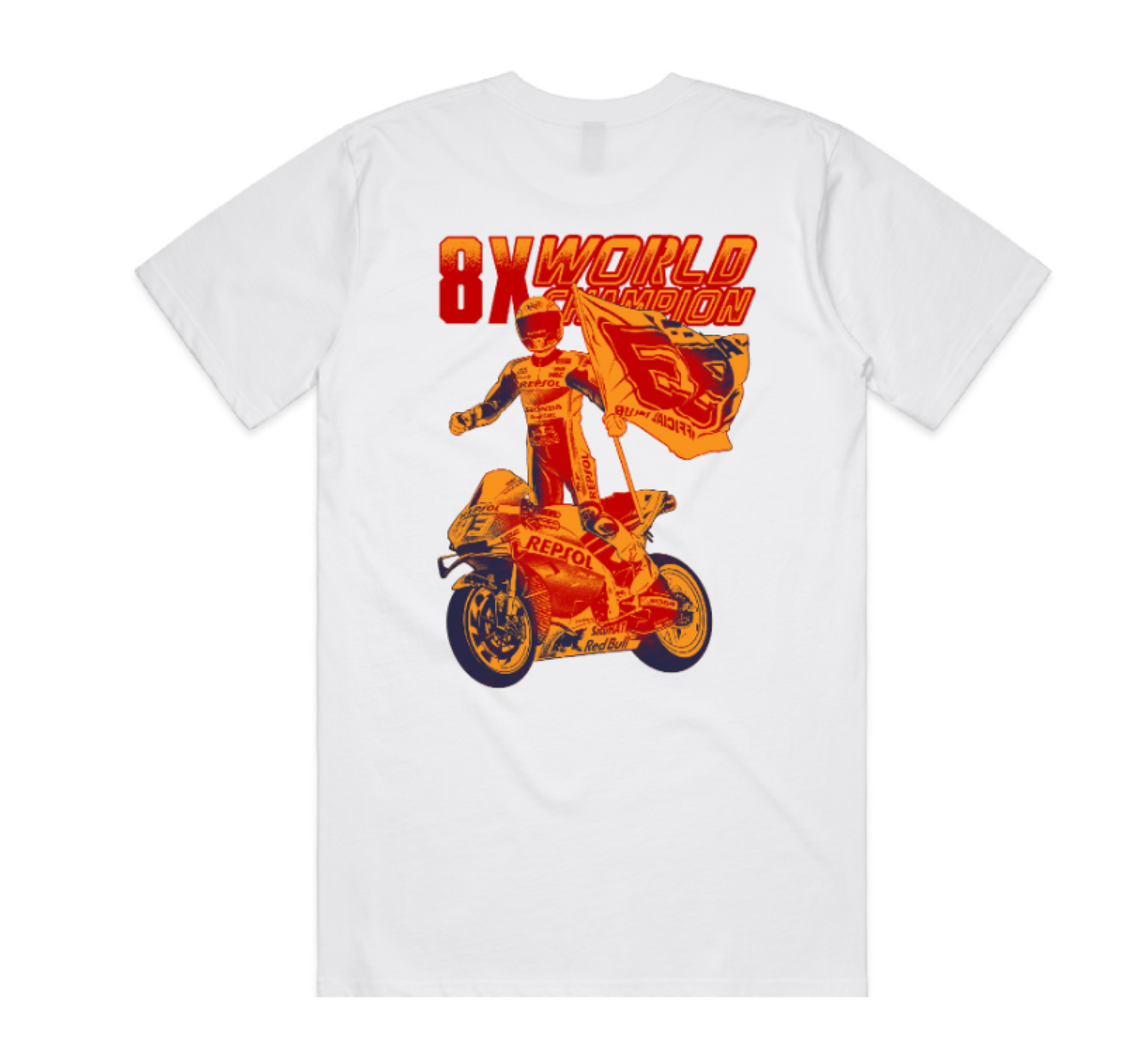 MotoGP Marc Marquez World Champ Tee White